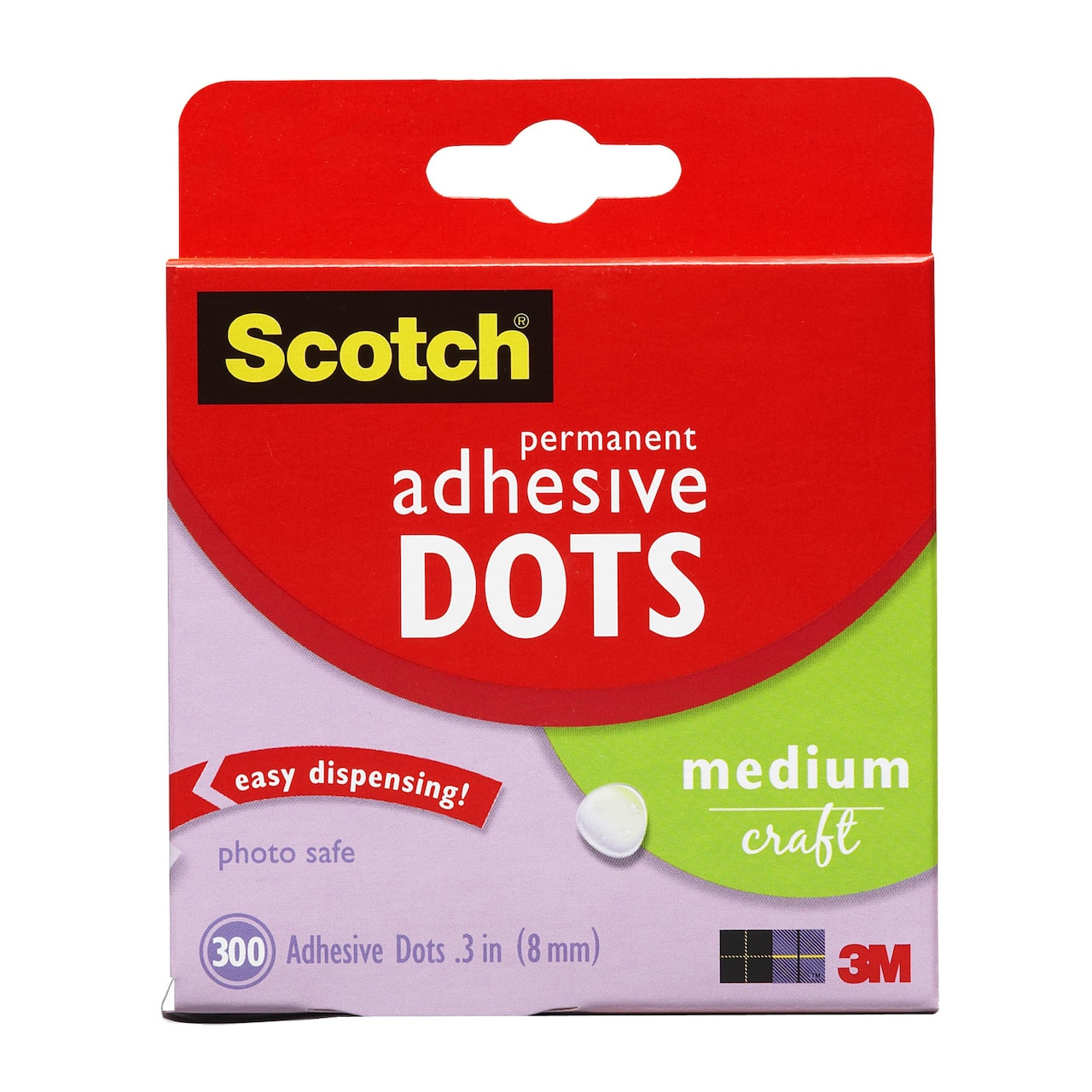3M Scotch&#xAE; 8mm Medium Glue Dots